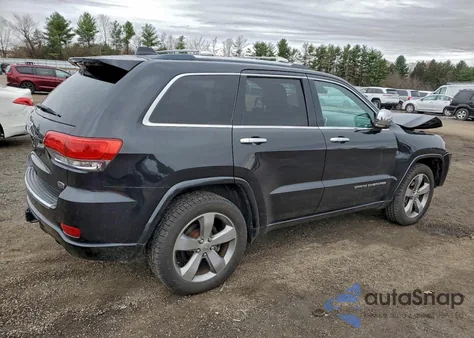 2014 Jeep Grand Cherokee Overland z USA, uszkodzony, nr VIN 1C4RJFCG4EC121118